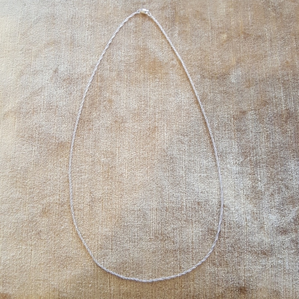 Sterling silver 20" necklace